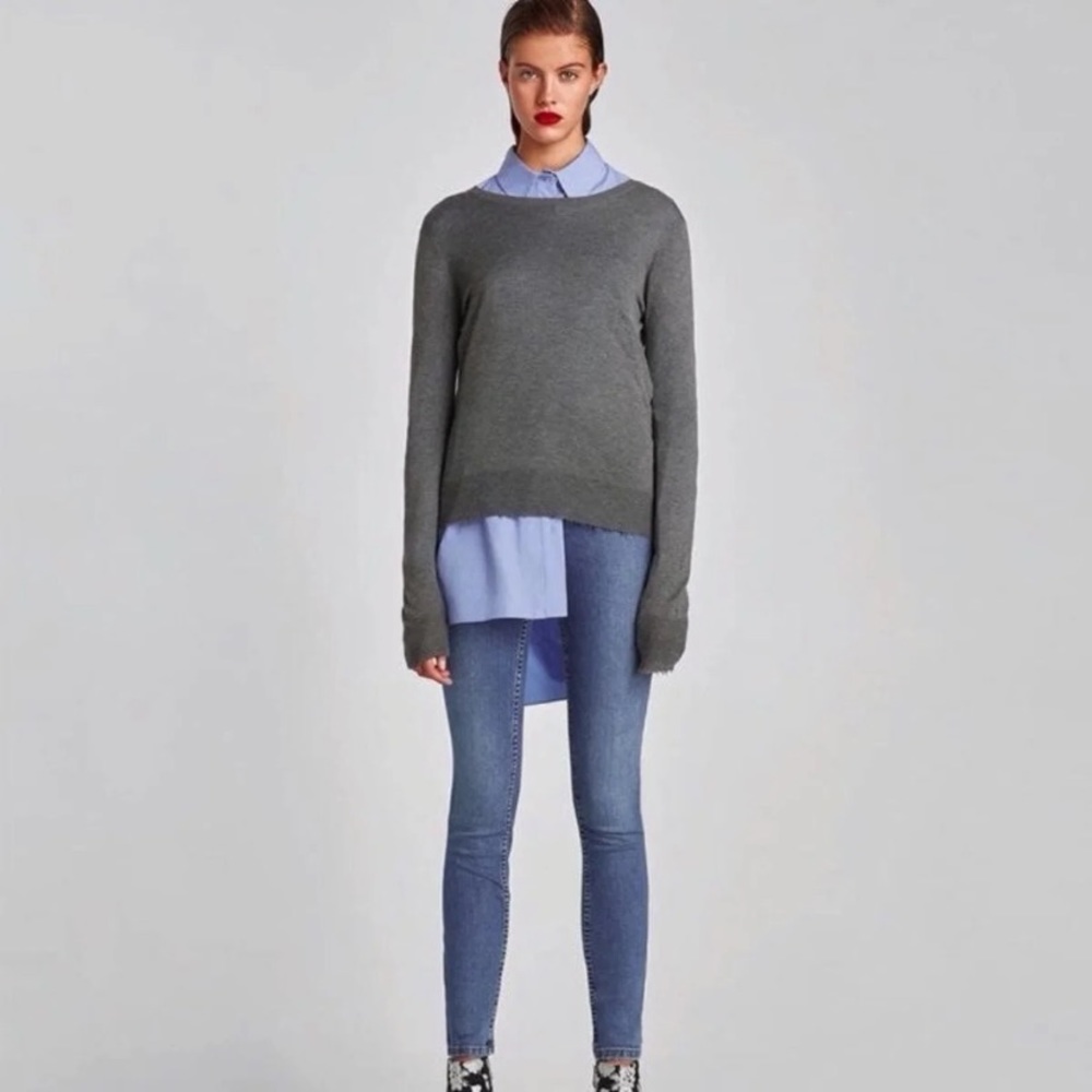 Zara • High Waisted Skinny Jeans